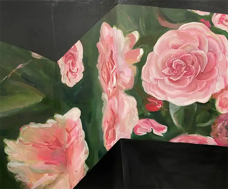 Distorted Florals by Leah Hanfland