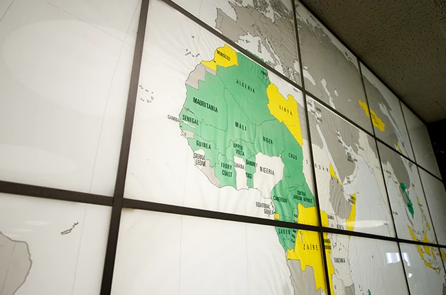 A world map