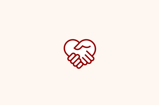 heart and hands icon