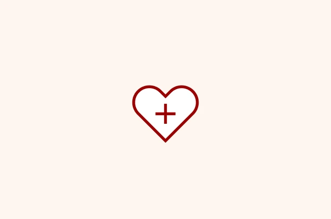 heart with plus icon